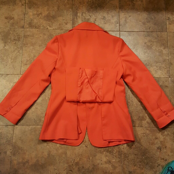 Sears orange blazer size M - Picture 4 of 6